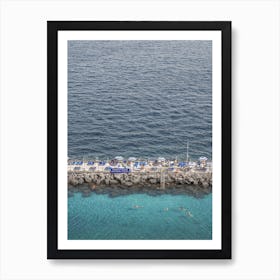 Italian Shades Of Blue Art Print