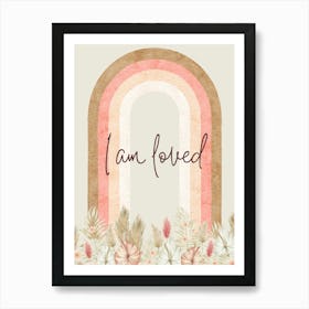 I Am Loved Kids and Nursery Art Print