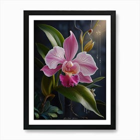 Orchid Flower Art Print