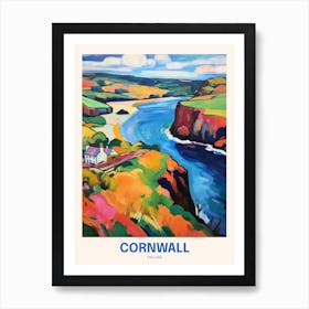 Cornwall England 2 Uk Travel Poster Art Print