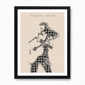 Taylor Swift Portrait Minimal Art Print