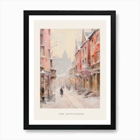 Dreamy Winter Painting Poster York United Kingdom 3 Art Print