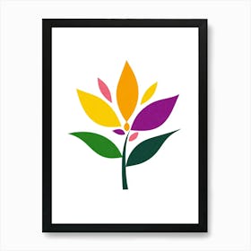 Flower Logo 1 Art Print