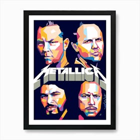 Metallica wpap art Art Print