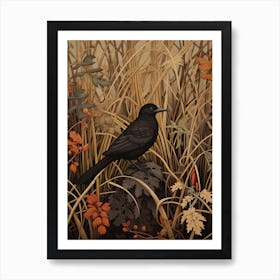 Dark And Moody Botanical Coot 4 Poster