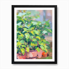 Chinese Evergreen 2 Impressionist Painting Art Print