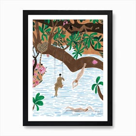 The Jungle Beach Art Print