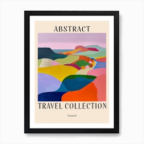 Abstract Travel Collection Poster Denmark Art Print