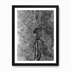 Boy On Float In Fourth Of July Parade, Vale, Oregon By Russell Lee Art Print