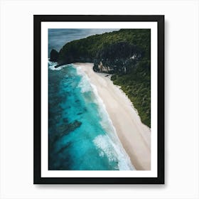 Aerial View Of A Beach 114 Art Print