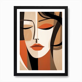 Abstract Woman Canvas Art Art Print