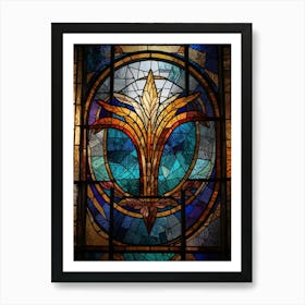 Stained Glass Window 1 Art Print