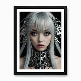 Gothic Beauty Art Print