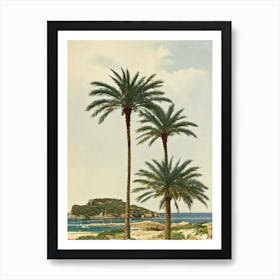 Cala Pregonda Menorca Spain Vintage Affiche