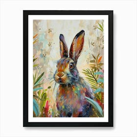 Belgian Hare Painting 2 Art Print