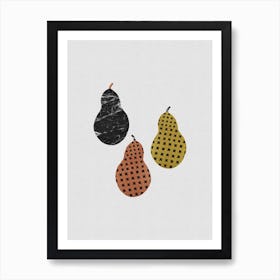 Scandi Pears Art Print