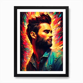 Adam Levine (3) Art Print