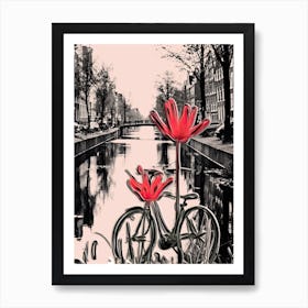 Amsterdam, Flower Collage 4 Art Print