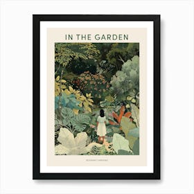 In The Garden Poster Bodnant Gardens 2 Art Print