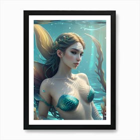 Mermaid-Reimagined 77 Art Print