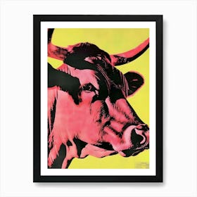 Bull By Andy Warhol 1 Art Print