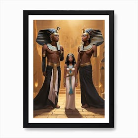 Pharaonic girl 2 Art Print