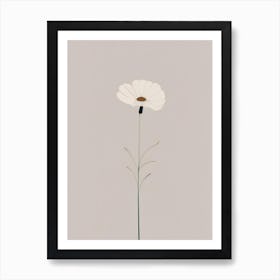 Cosmos Wildflower Simplicity Art Print