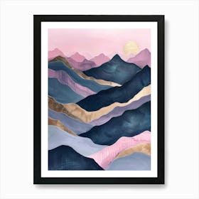 Mountains In The Sky 5 Art Print