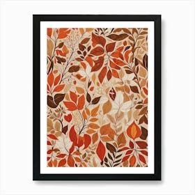 Autumn Leaves no2 Art Print