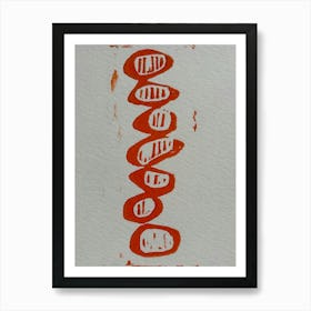 Dna Strands Art Print