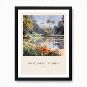 Royal Botanic Gardens Sydney Australia 2 Vintage Cezanne Inspired Poster Art Print