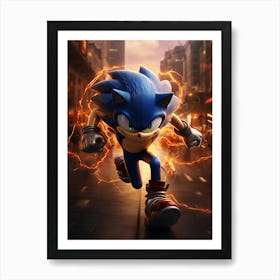 Sonic The Hedgehog 15 Art Print