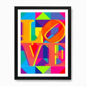 COLORFUL LOVE Art Print