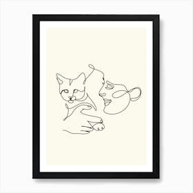 Cat Lover Print Póster