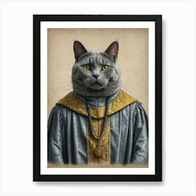 King Cat 4 Art Print