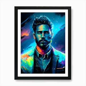 Creative Male Portrait 163 Art Print