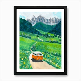 Minivan Art Print