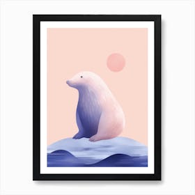 Playful Illustration Of Platypus For Kids Room 3 Art Print