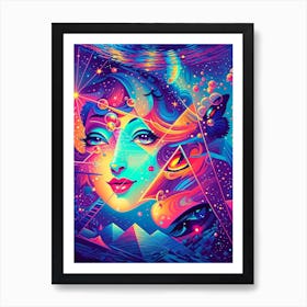 Psychedelic Art 52 Art Print