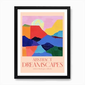 Abstract Dreamscapes Landscape Collection 11 Art Print