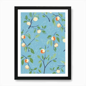 Plums Illustration 2 Art Print