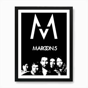 Maroon 5 3 Art Print
