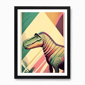 Camptosaurus Pastel Dinosaur Art Print