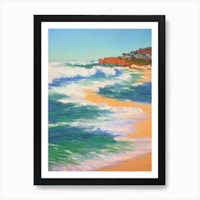 Coogee Beach Australia Monet Style Art Print
