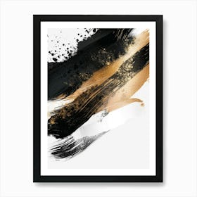 Abstract Brush Strokes 46 Art Print