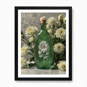 Daisy Bottle Art Print