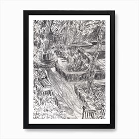 Delacroix S Garden Art Print