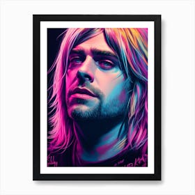 Kurt Cobain Art Art Print