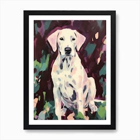 A Great Dane Dog Painting, Impressionist 4 Art Print