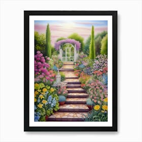 Garden Path 1 Art Print